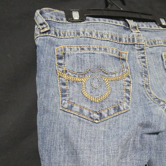 BLUENOTES | size 27 | Blue Denim - Jeans | Embroidered Back Pockets - Picture 10 of 16